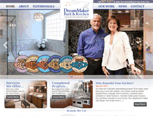 Tablet Screenshot of dreammakerbakersfield.com